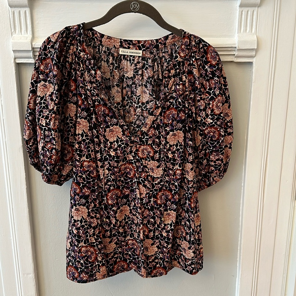 Ulla Johnson Short Sleeve Blouse